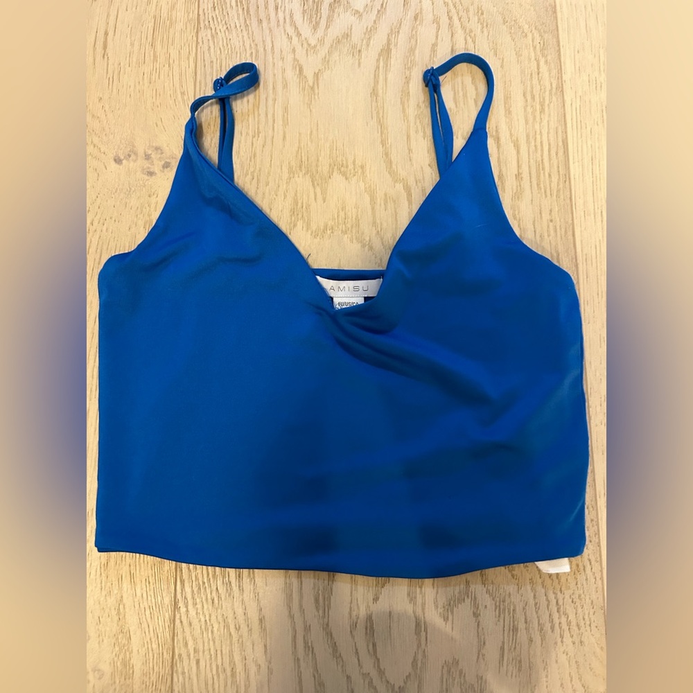Amisu going out blue top size small